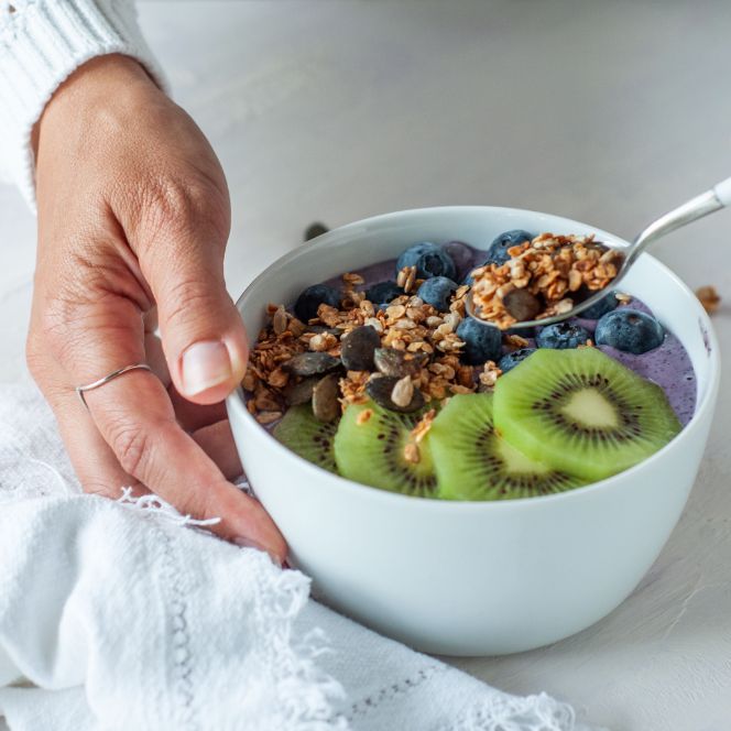 Heidelbeer-Smoothie Bowl | Emmi good day